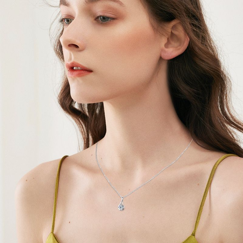 DEC Angel Tears 2.0 CT Moissanite Diamond