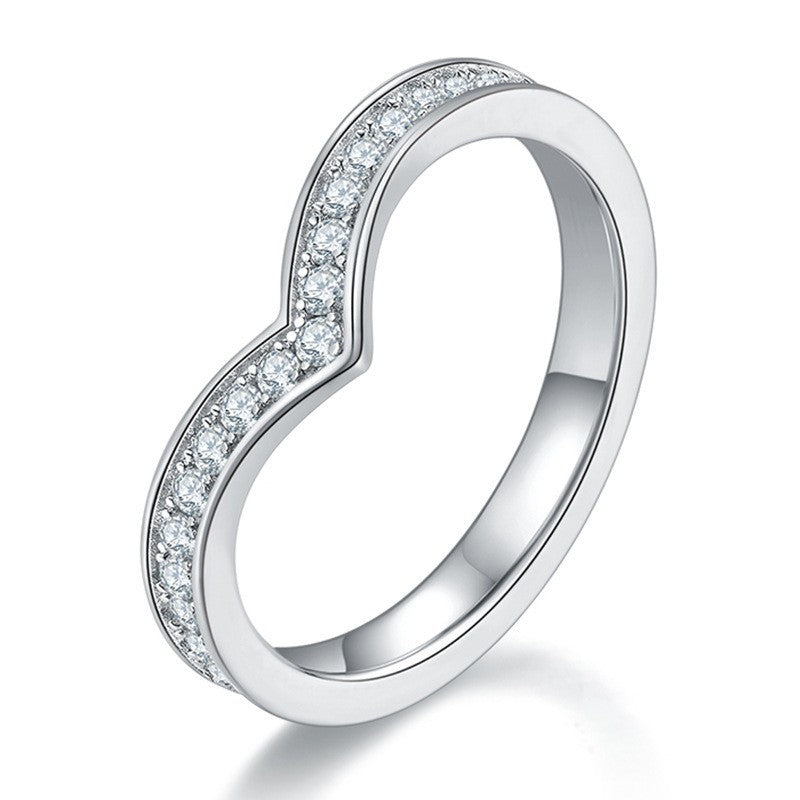 DEC You & I Dual Moissanite Rings
