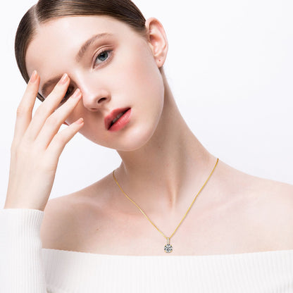 DEC Venus 4-Prong 1.0 CT Moissanite Necklace