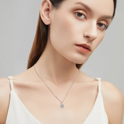 DEC Venus 4-Prong 1.0 CT Moissanite Necklace