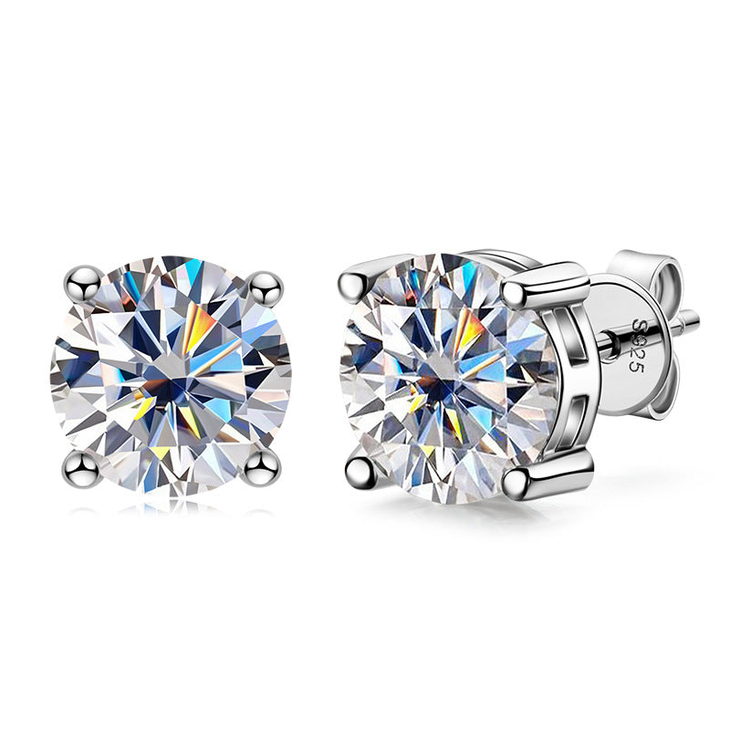 DEC Bright Moissanite Earrings