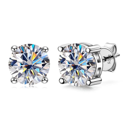DEC Bright Moissanite Earrings