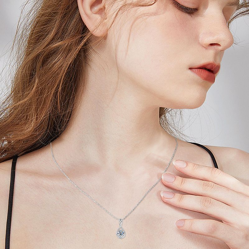 DEC Angel Tears 2.0 CT Moissanite Diamond