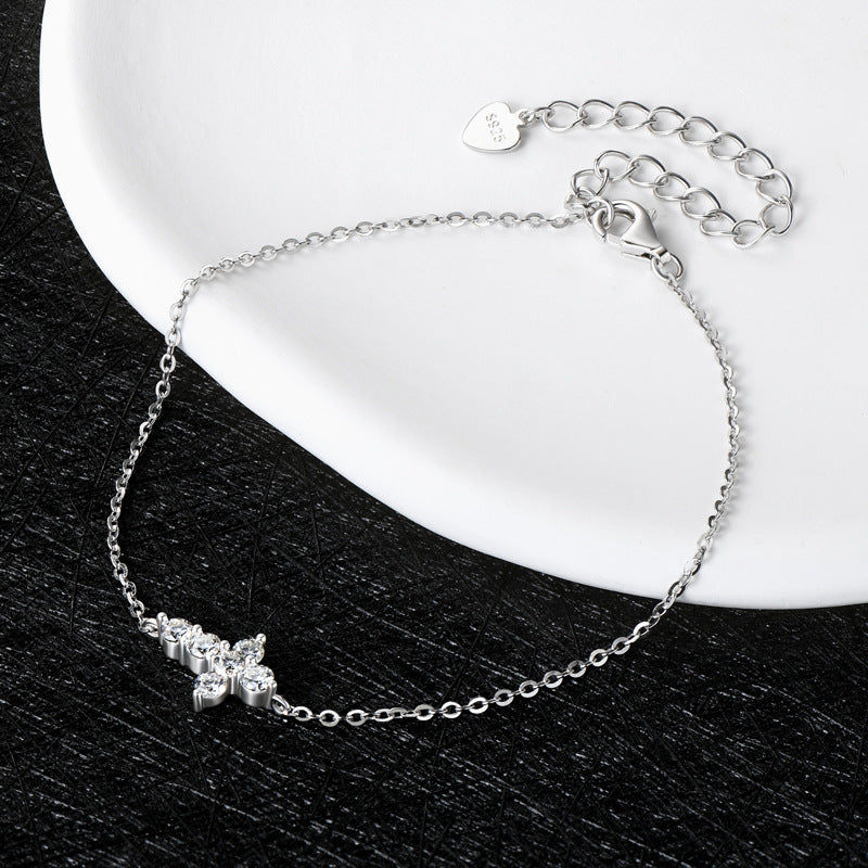 DEC God's Love Moissanite Bracelet