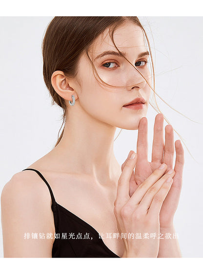 DEC Sense Moissanite Earrings