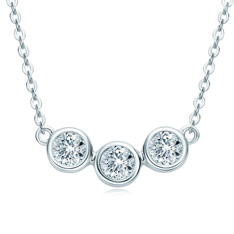 DEC Angel Moissanite Necklace
